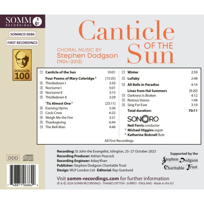 Dodgson: Canticle of the Sun - slide-1