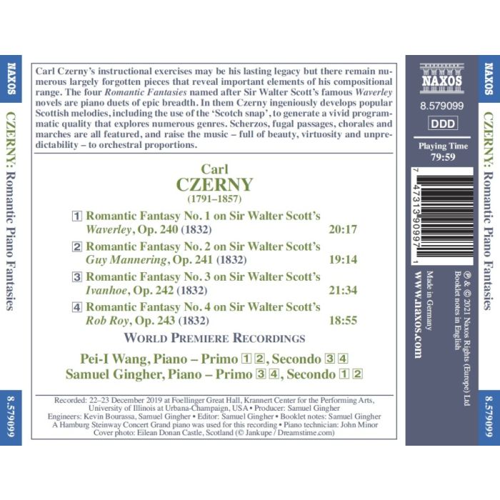 Czerny: Romantic Piano Fantasies - slide-1