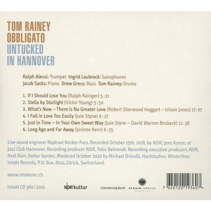 Tom Rainey Obbligato: Untucked in Hannover - slide-1