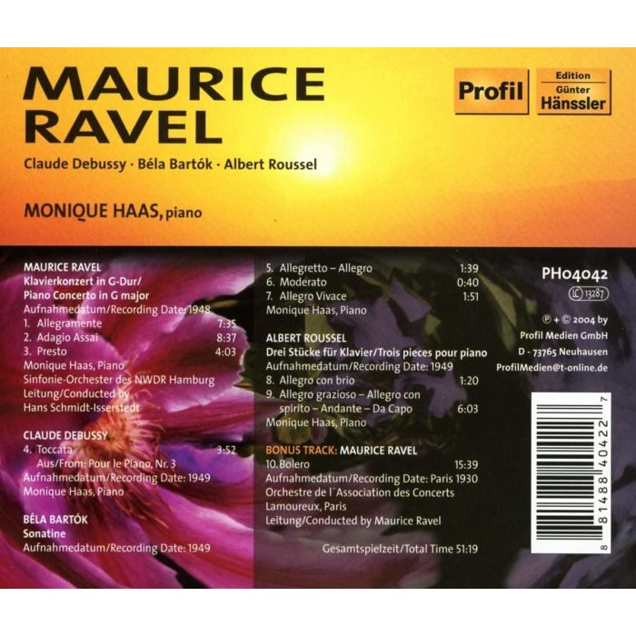 Monique Haas plays Ravel, Debussy, Bartók, Roussel - slide-1