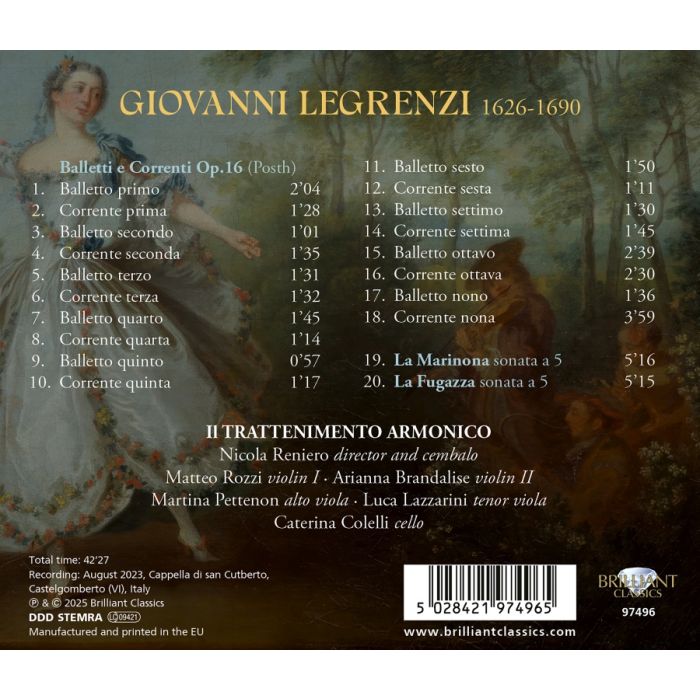 Legrenzi: Balletti e Correnti  - slide-1