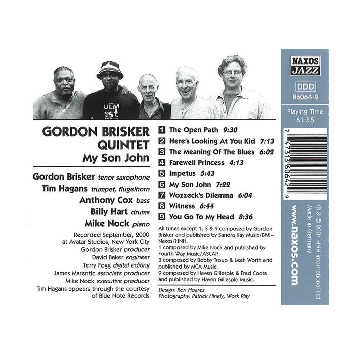 Gordon Brisker Quintet: My Son John - slide-1