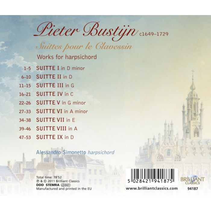 Bustijn: Suittes pour le Clavessin - slide-1