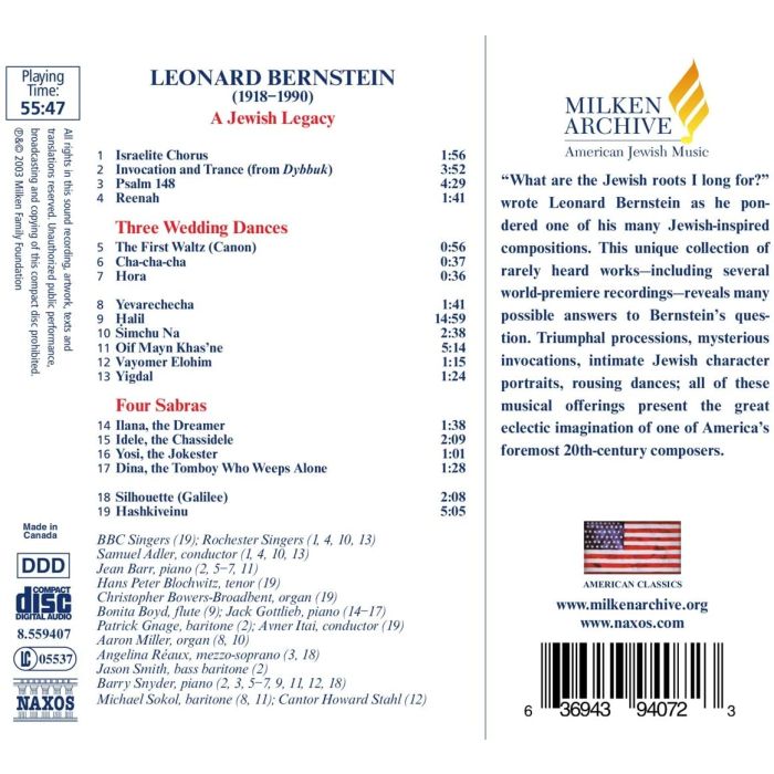 BERNSTEIN: A Jewish Legacy - slide-1
