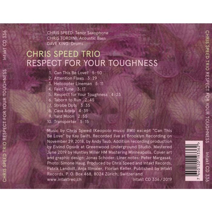 Chris Speed Trio/Tordini/King: Respect For Your Thoughness - slide-1