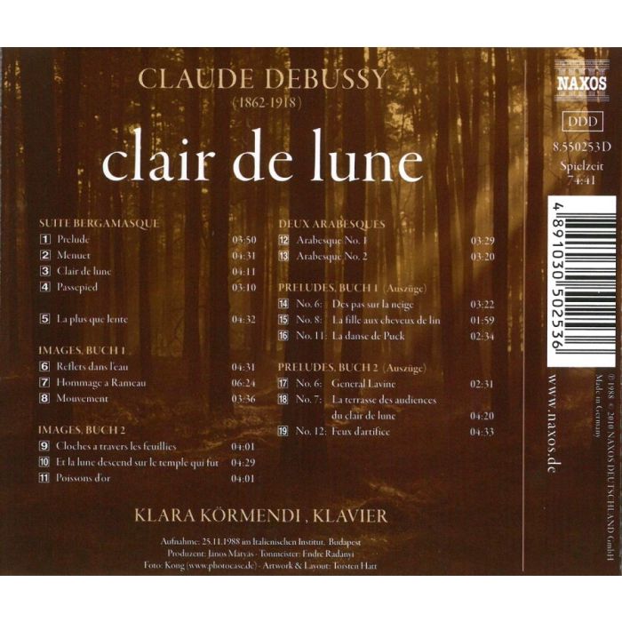 Debussy: Suite bergamasque, Images, Preludes, Arabesques - slide-1