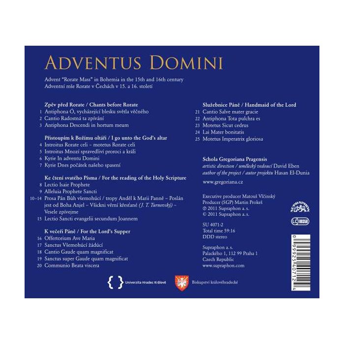 Adventus Domini- czeska msza adwentowa z 15 i 16 wieku - slide-1