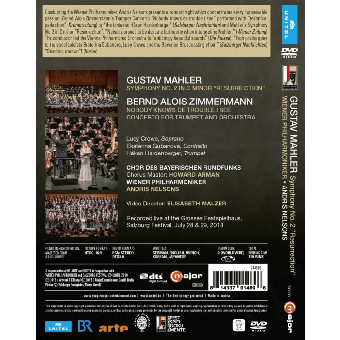 Mahler: Symphony No. 2; Zimmermann: Nobody knows de trouble I see - slide-1