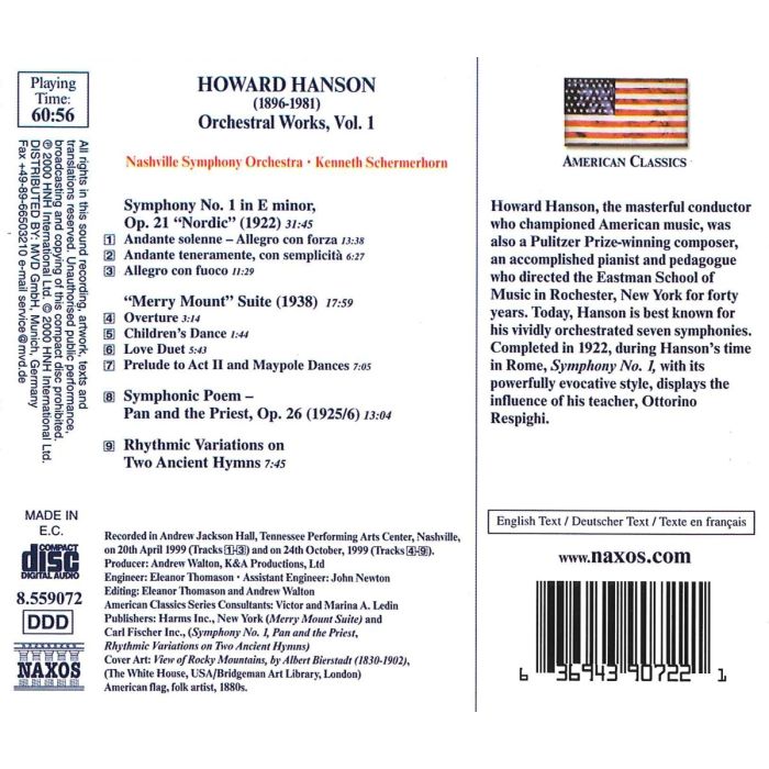 HANSON: Symphony no. 1 - slide-1