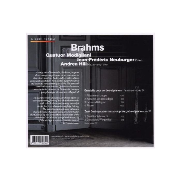 Brahms: Quintette avec piano Op. 34 - slide-1