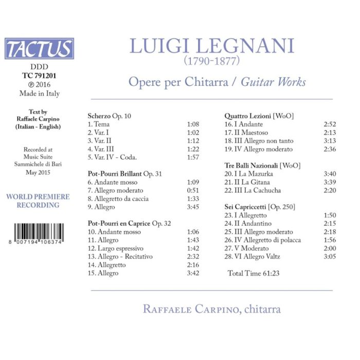 Legnani: Guitar Works - slide-1
