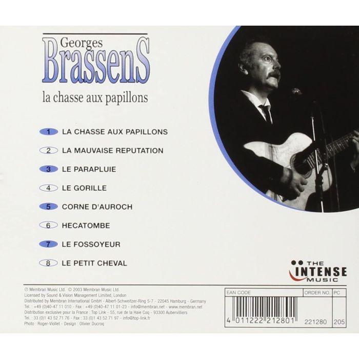 Georges Brassens ‎– La Chasse Aux Papillons - slide-1