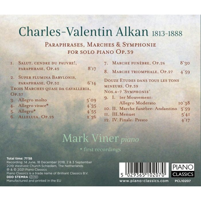 Alkan: Paraphrases, Marches & Symphonie for Solo Piano Op. 39 - slide-1