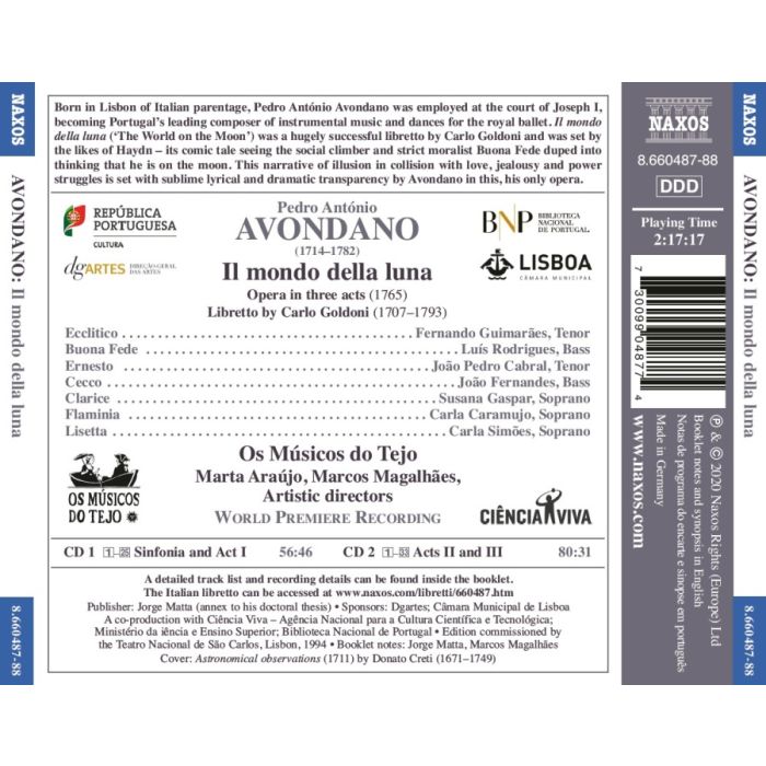 Avondano: Il mondo della luna - slide-1