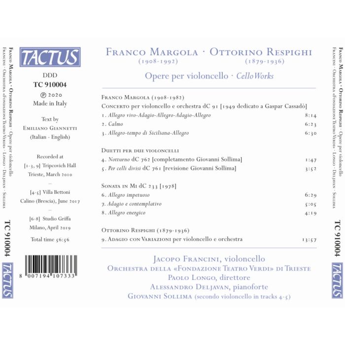 Margola; Respighi: Cello Works - slide-1