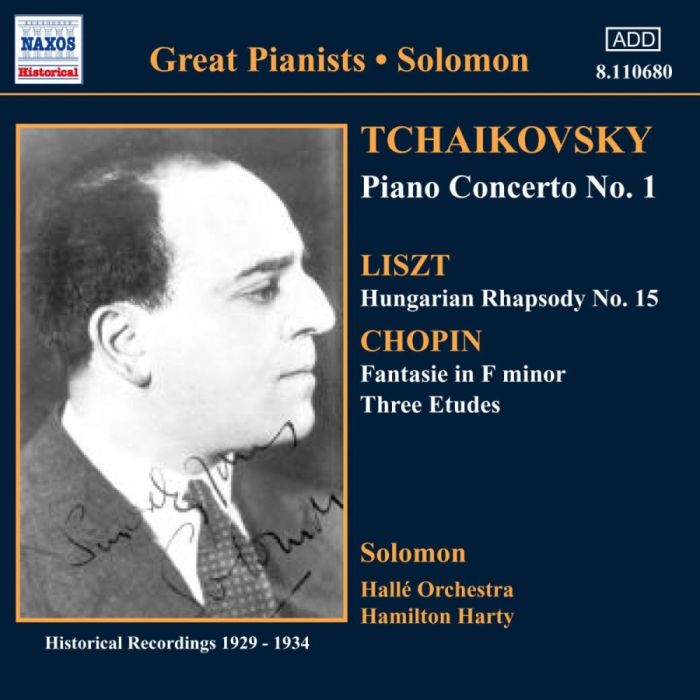 TCHAIKOVSKY: Piano Concerto No. 1/ CHOPIN: Etudes