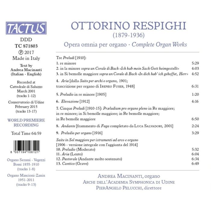Respighi: Complete Organ Works - slide-1