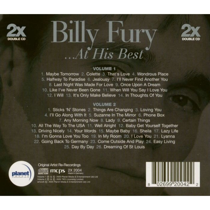 Billy Fury at His Best - slide-1