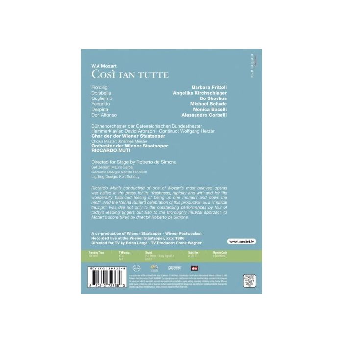 Mozart: W.A.: Cosi fan tutte - Vienna State Opera Chorus - slide-1
