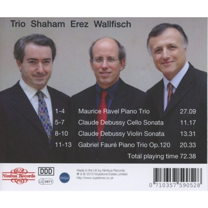 RAVEL /DEBUSSY/FAURE: Trios - slide-1