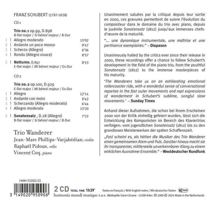 Schubert: Trios Op.99 & 100 - slide-1