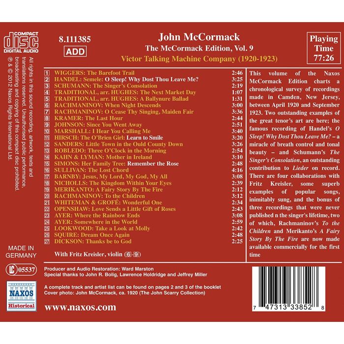 John McCormack Edition Vol. 9 - slide-1