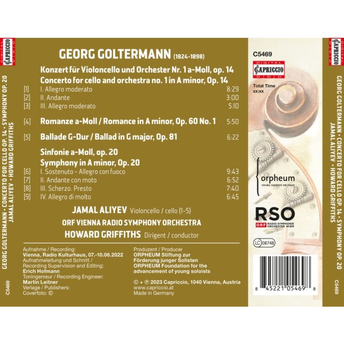Goltermann: Cello Concerto No. 1; Symphony Op. 20 - slide-1
