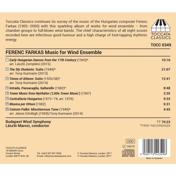 Farkas: Music for Wind Ensemble - slide-1
