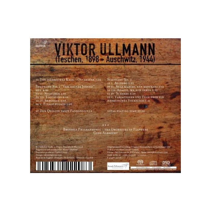 Ullman: Symphonies nos 1 & 2 - slide-1