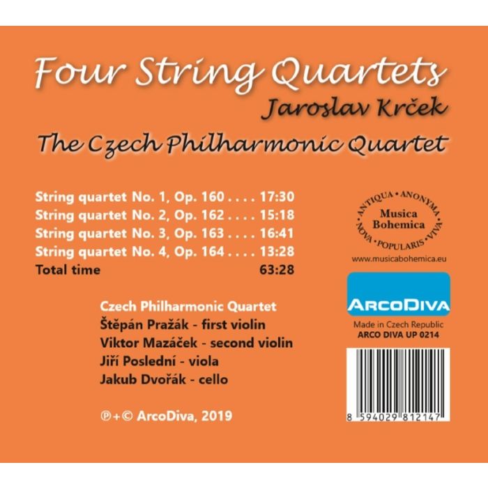 Krcek: Four String Quartets - slide-1