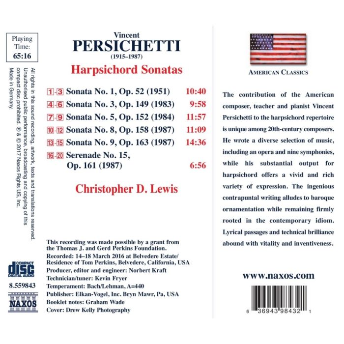 Persichetti: Harpsichord Sonatas - slide-1