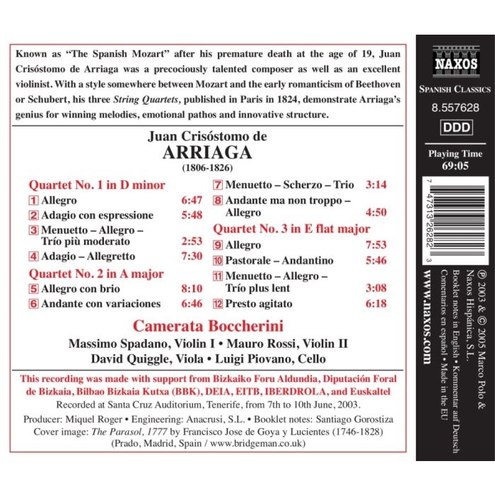 ARRIAGA: String Quartets (Complete) - slide-1