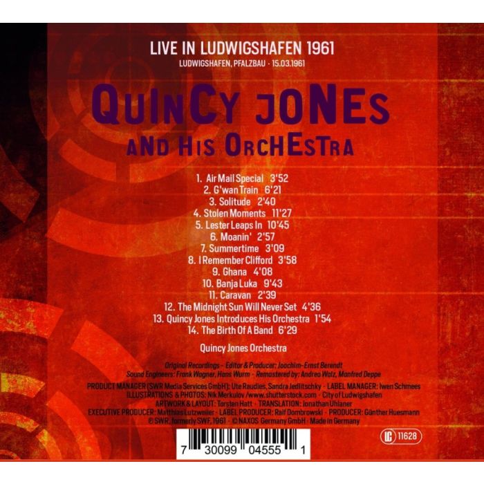 Quincy Jones and his Orchestra, Live in Ludwigshafen 1961 - slide-1