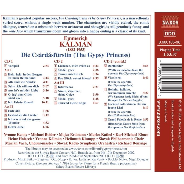 KALMAN: Die Csardasfurstin  (The Gypsy Princess) - slide-1