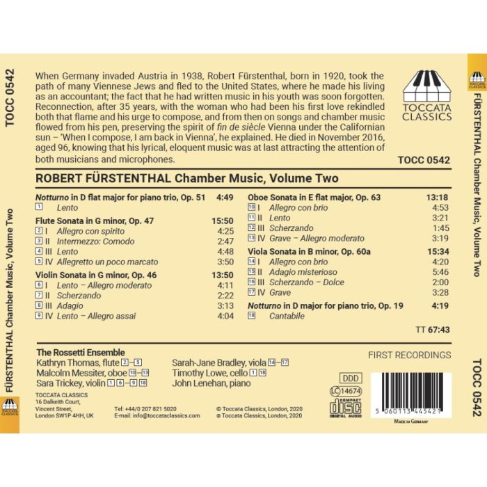 Fürstenthal: Chamber Music Vol. 2 - slide-1