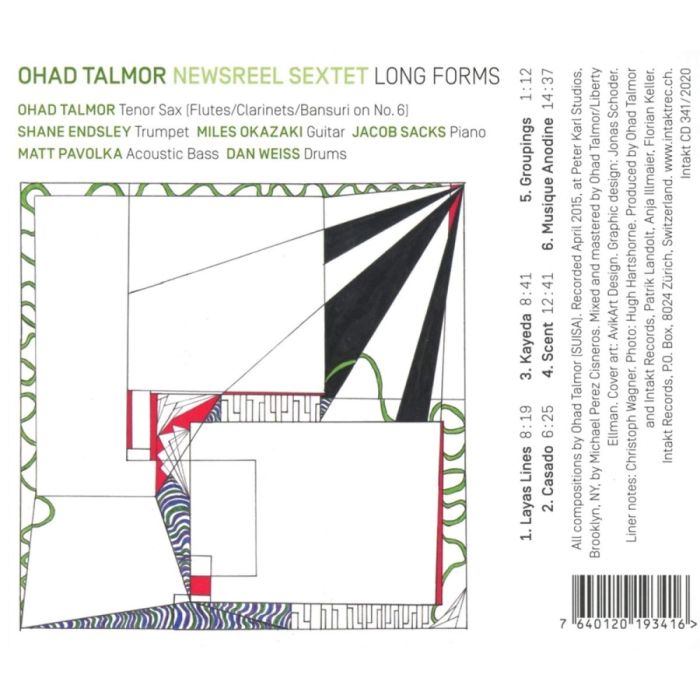 Ohad Talmor Newsreel Sextet/ Endsley/ Okazaki/ Sacks/ Pavolka/ Weiss  : Long Forms - slide-1