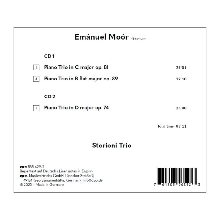 Moór: Piano Trios - slide-1