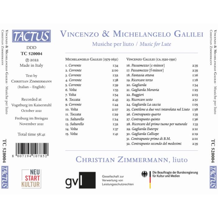 Galilei: Music for Lute - slide-1