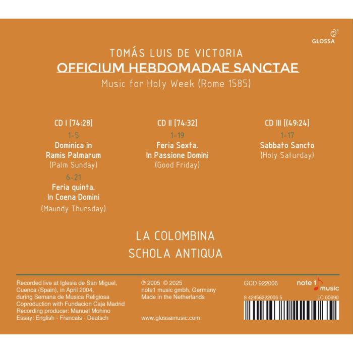 Victoria: Officium Hebdomadae Sanctae - slide-2