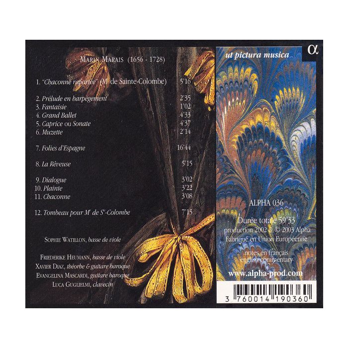 Marais: La Reveuse & autres pieces de viole - slide-1