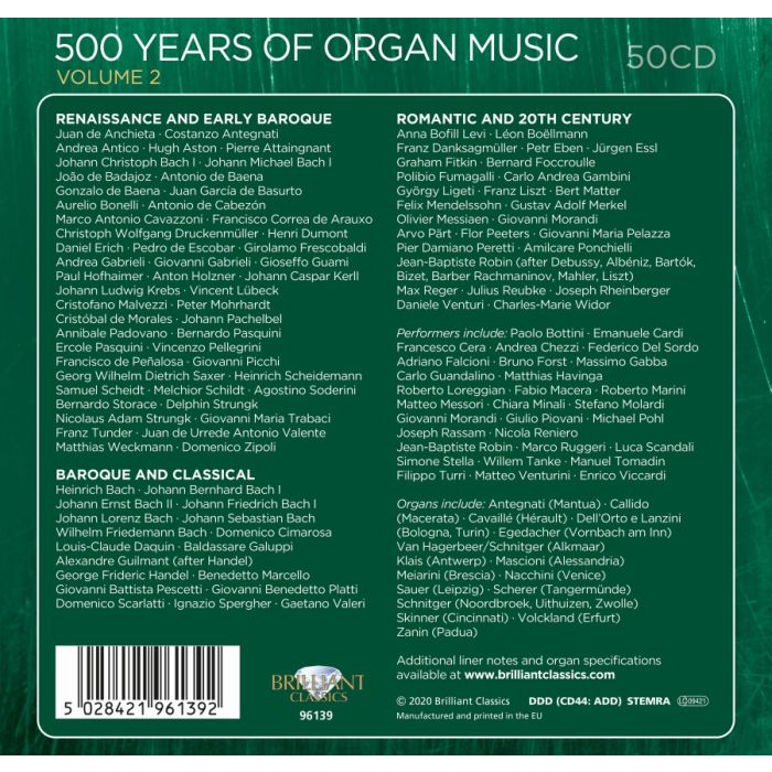 500 Years of Organ Music vol. 2 - slide-1