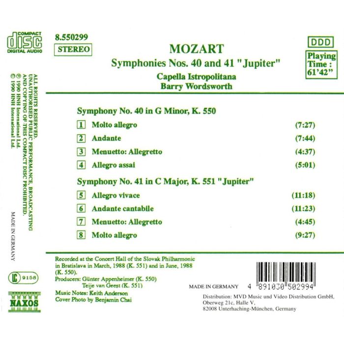 Mozart: Symphonies no. 40 & 41 - slide-1