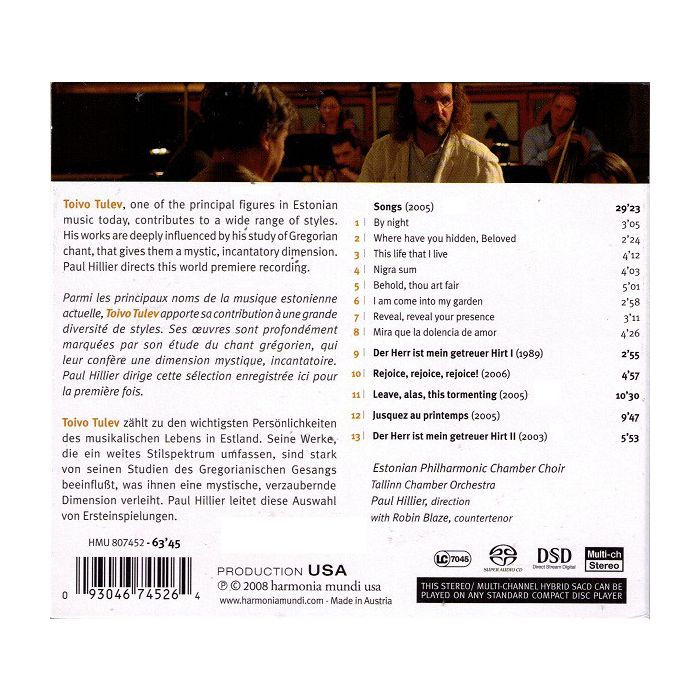 TULEV Toivo: Songs - slide-1