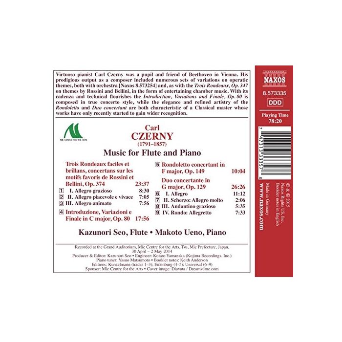Czerny: Music for Flute and Piano - slide-1