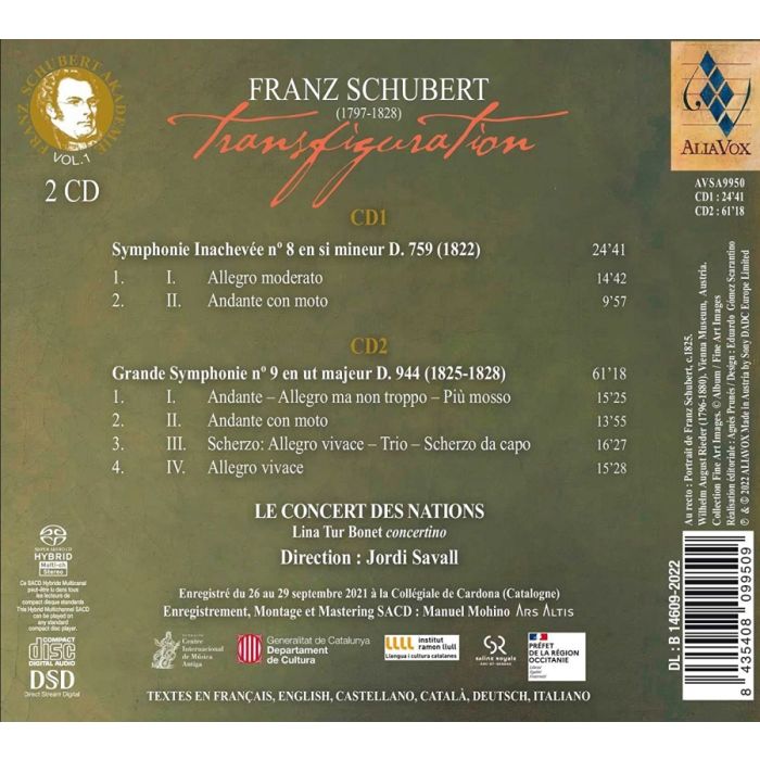 Schubert: Transfiguration - Symphonies Nos. 8 & 9 - slide-1