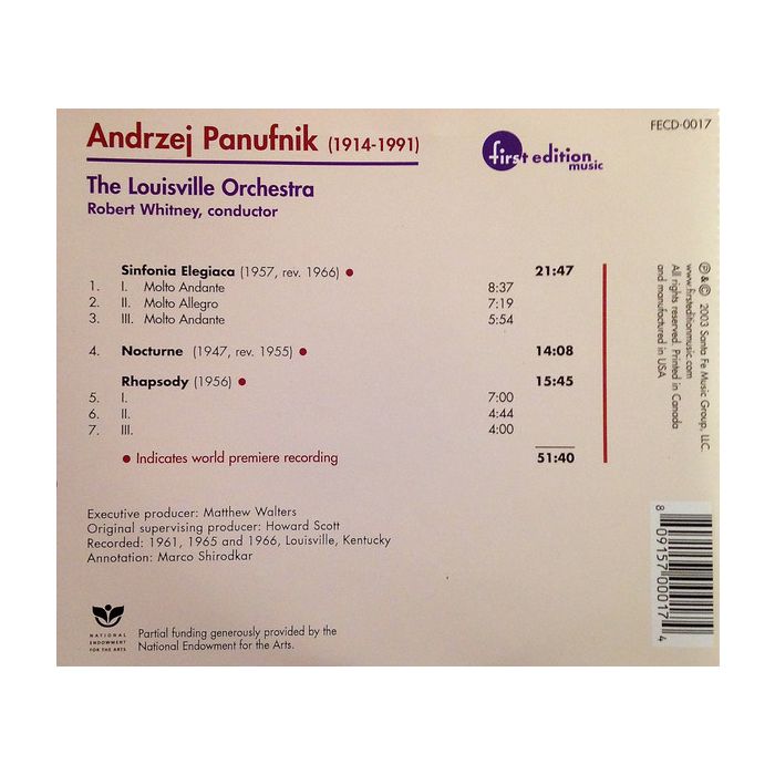 Panufnik: Sinfonia elegiaca, nocturne, - slide-1