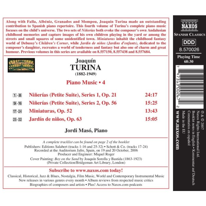 Turina: Piano Music Vol. 4 - slide-1