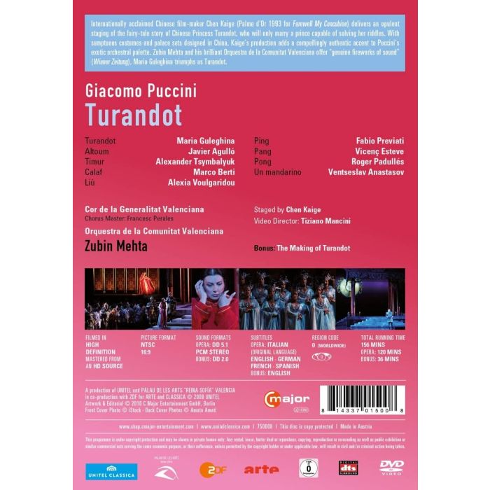 Puccini: Turandot / Zubin Mehta  - slide-1