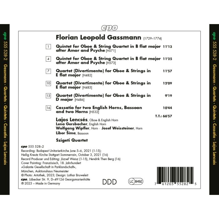 Gassmann: Oboe Quartets & Quintets - slide-1
