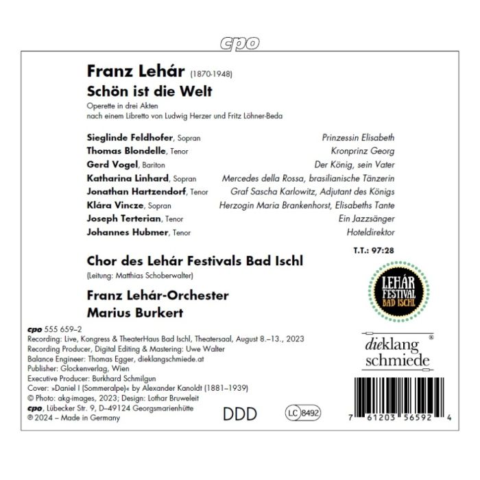 Lehár: Schön ist die Welt - slide-1
